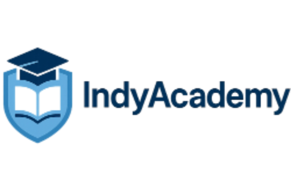 IndyAcademy blue logo