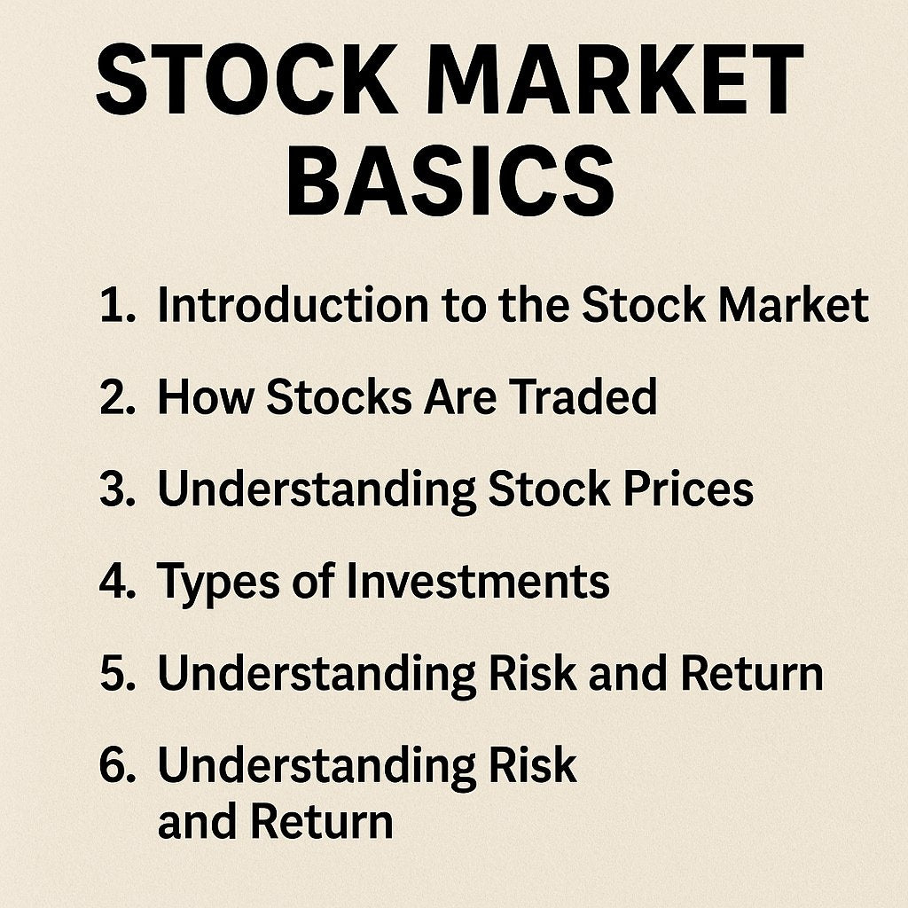 Stock Market Basics